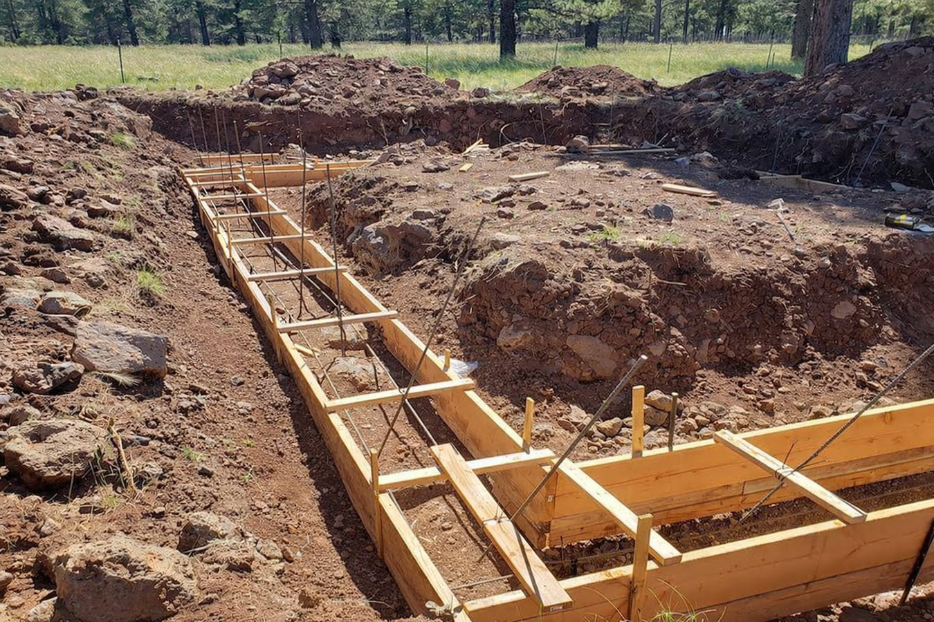 Concrete footings in McAllen, TX