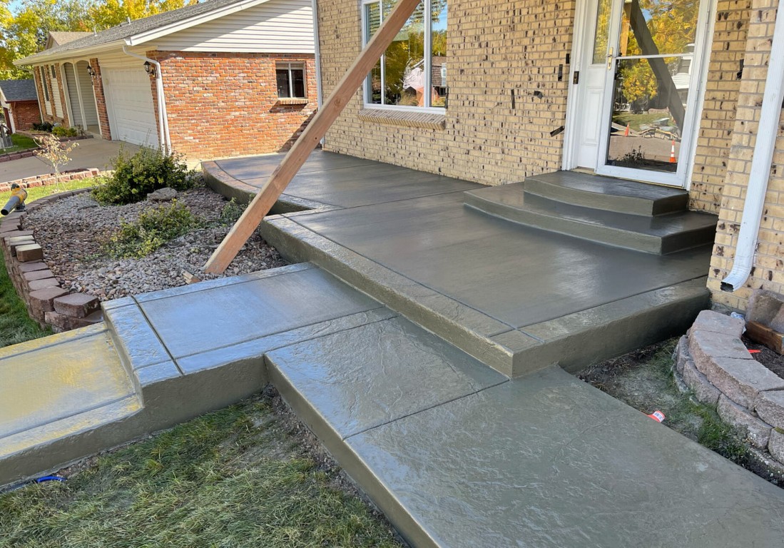Custom concrete steps and stairs installation in McAllen, TX
