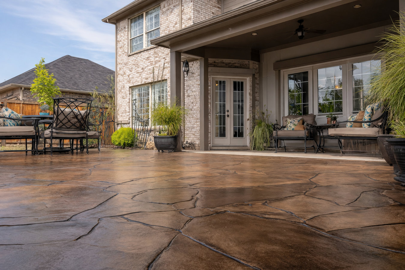Decorative concrete in McAllen, TX