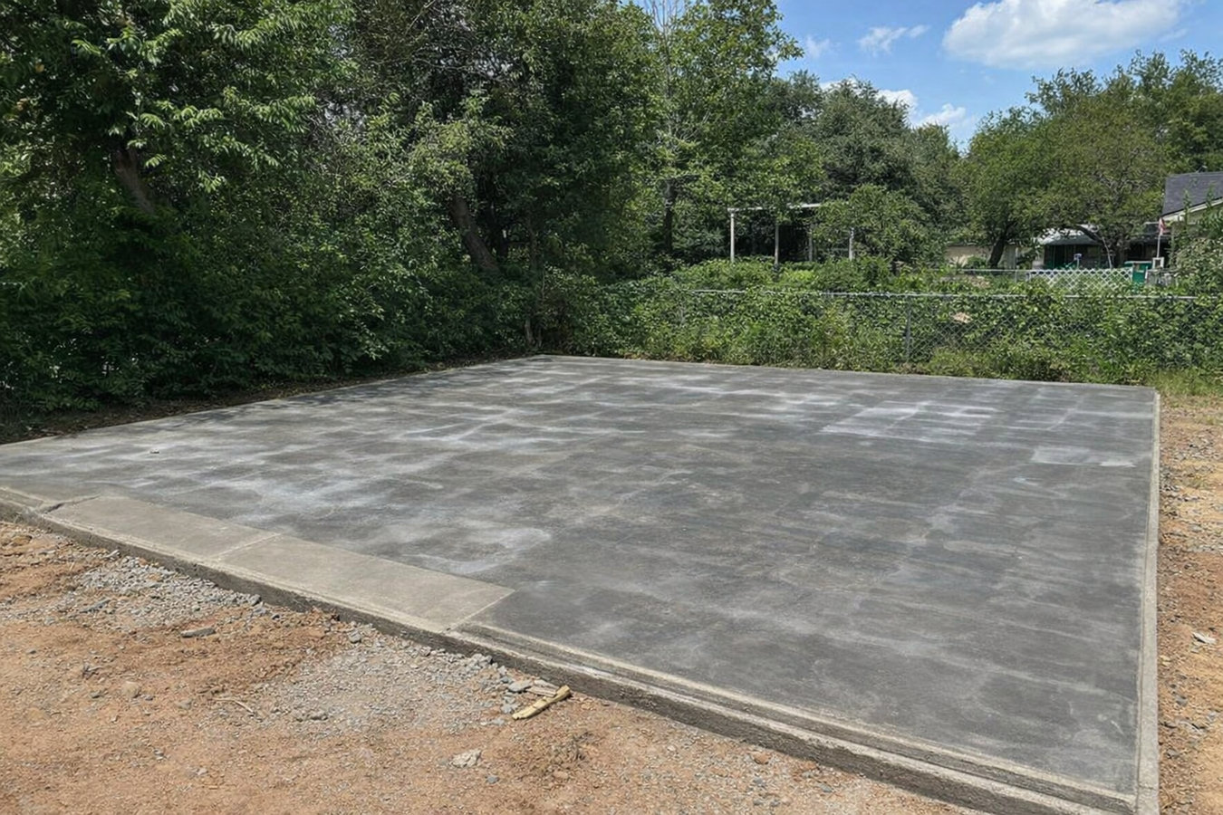 Slab foundation building in McAllen, TX